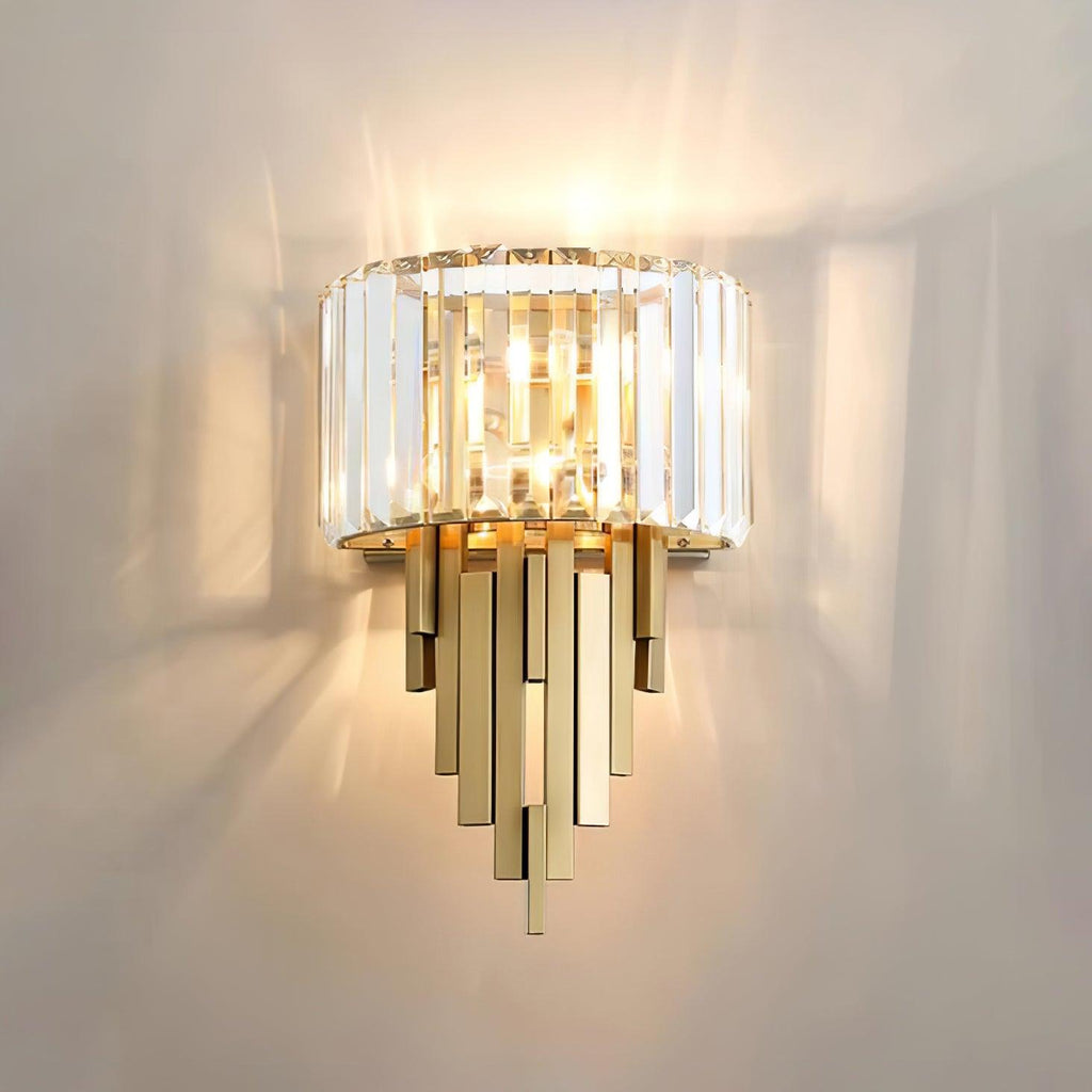 Applique Murale Cristal Acier Postmoderne
