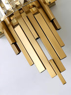 Applique Murale Cristal Acier Postmoderne