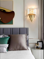 Applique Murale Cristal Acier Postmoderne