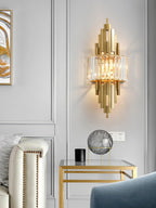 Applique Murale Cristal Acier Postmoderne