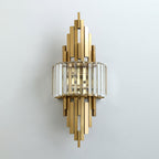 Applique Murale Cristal Acier Postmoderne
