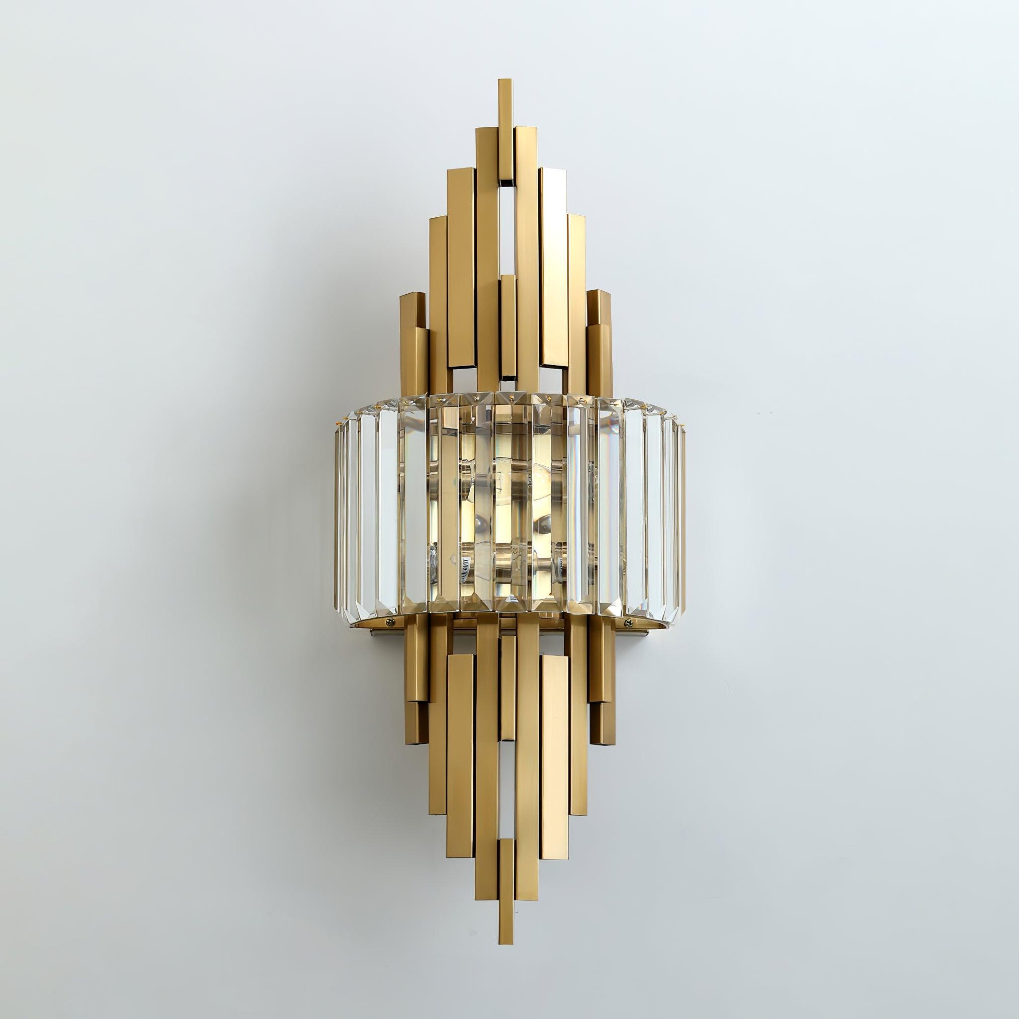 Applique Murale Cristal Acier Postmoderne