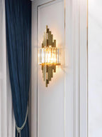 Applique Murale Cristal Acier Postmoderne