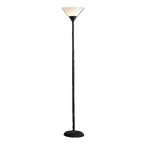 Lampadaire sur pied en metal avec abat jour dirige vers le haut