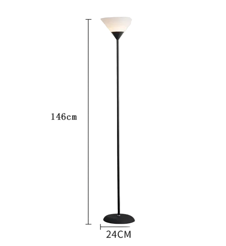 Lampadaire led discret ideal pour une chambre moderne