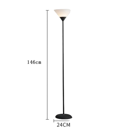 Lampadaire led discret ideal pour une chambre moderne