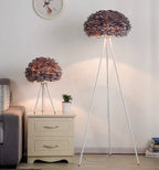 Lampadaire decoratif creant une atmosphere douce et apaisante