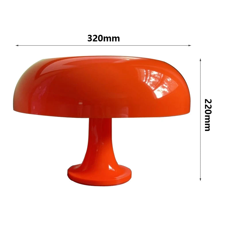 Profil elegant de la lampe champignon moderne