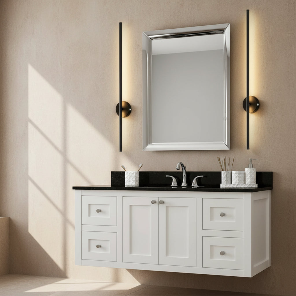 Lampe murale rechargeable design pour chambre moderne.