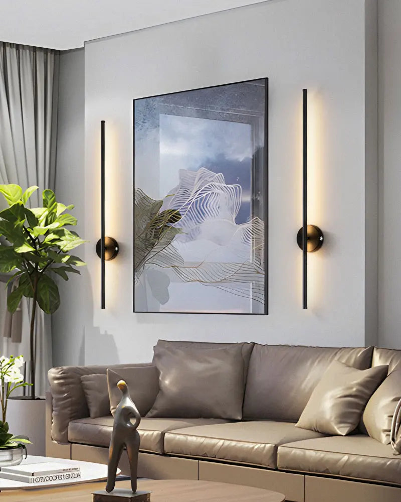 Luminaire mural sans fil avec telecommande incluse.