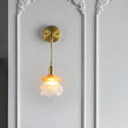 Applique Murale Laiton & Verre Classique