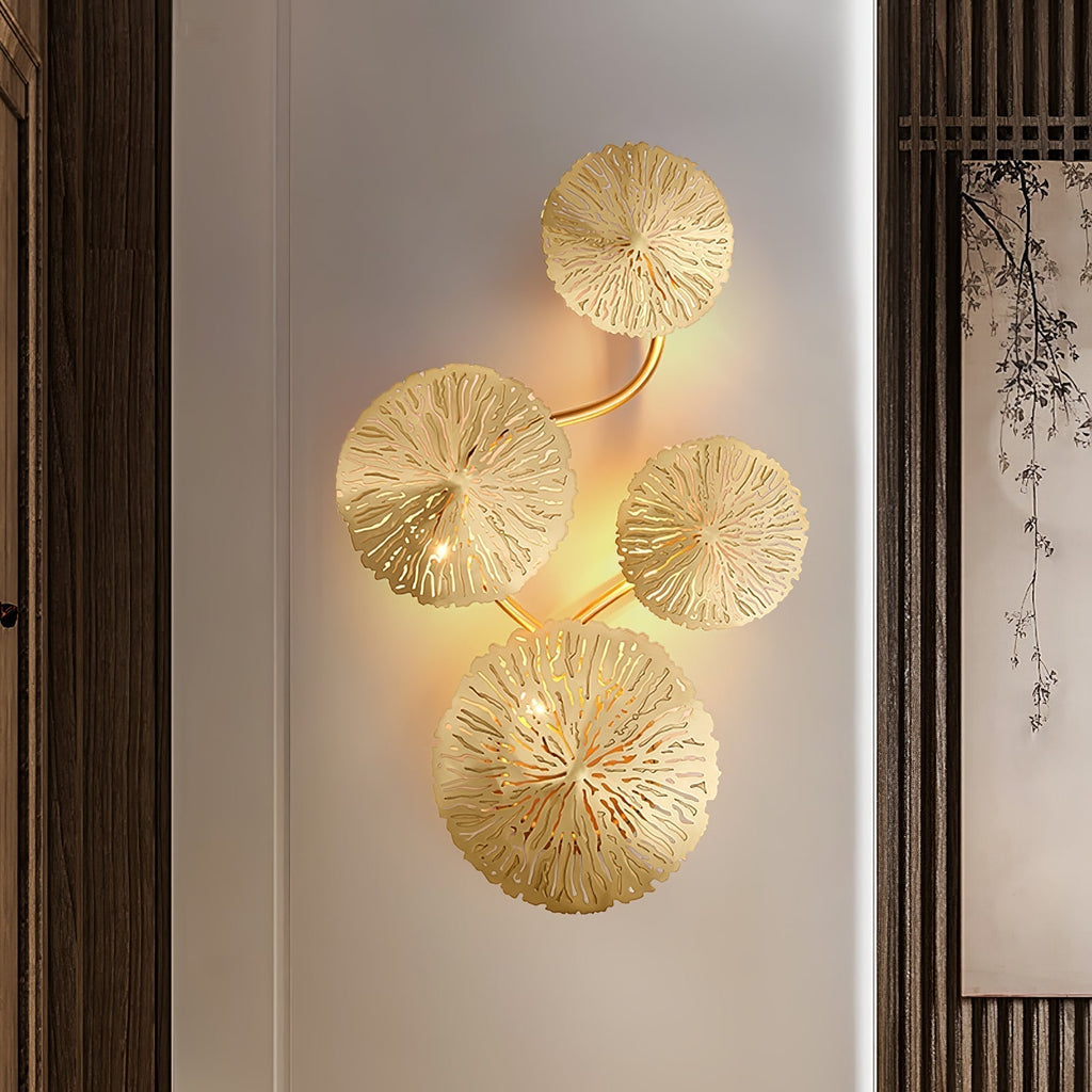 Applique Murale Feuille Lotus