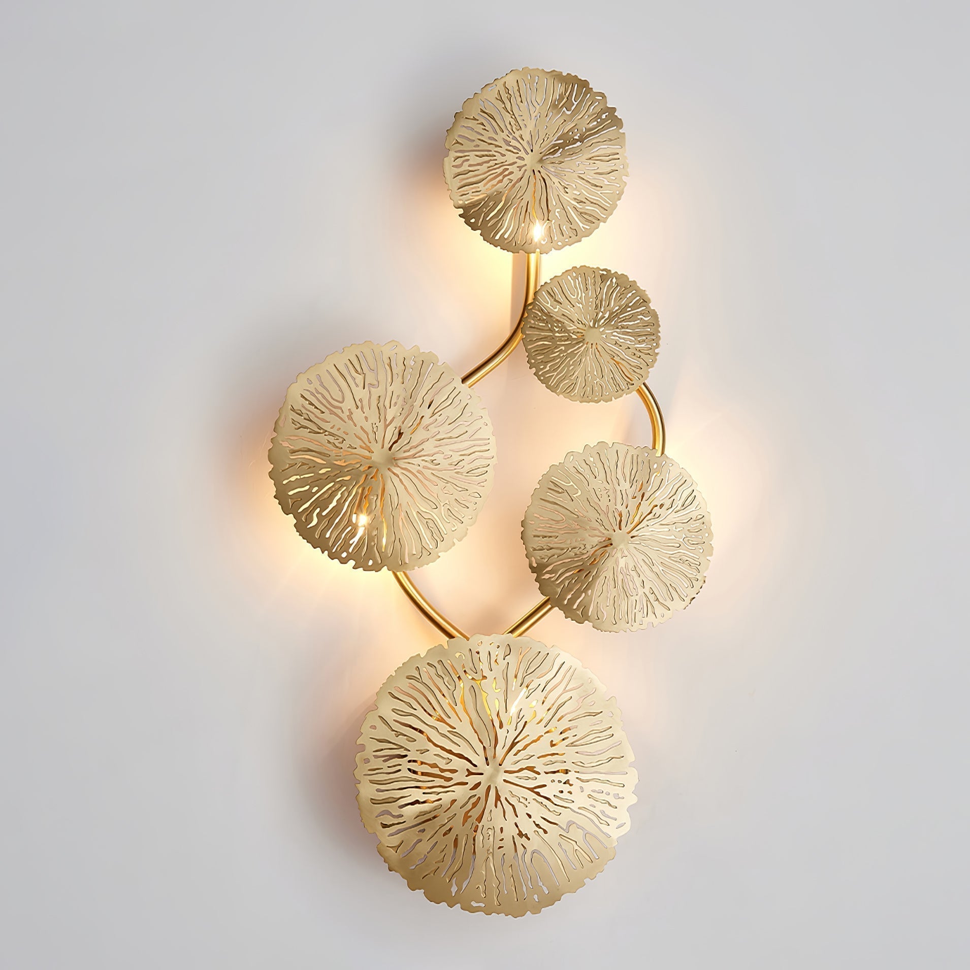Applique Murale Feuille Lotus
