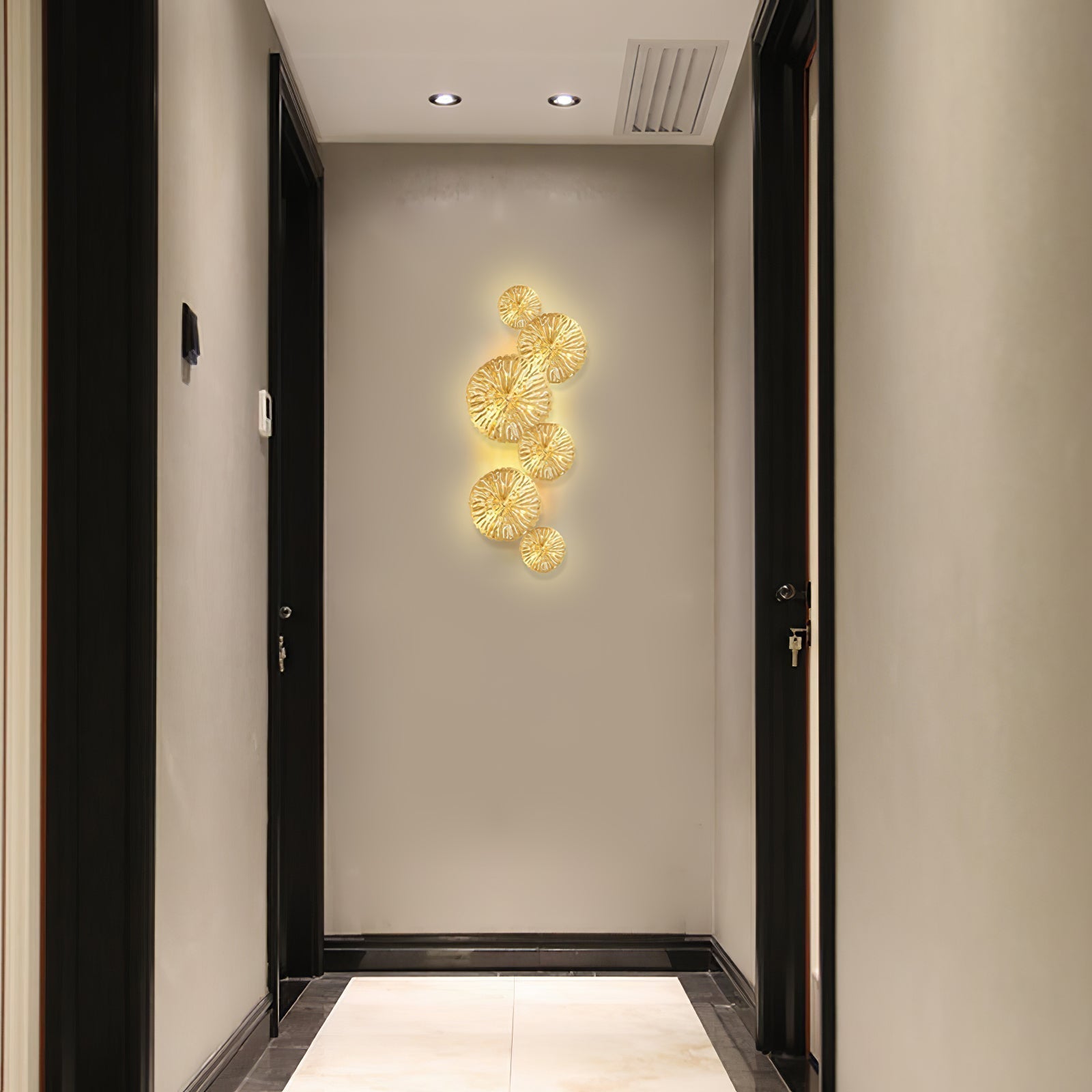 Applique Murale Feuille Lotus