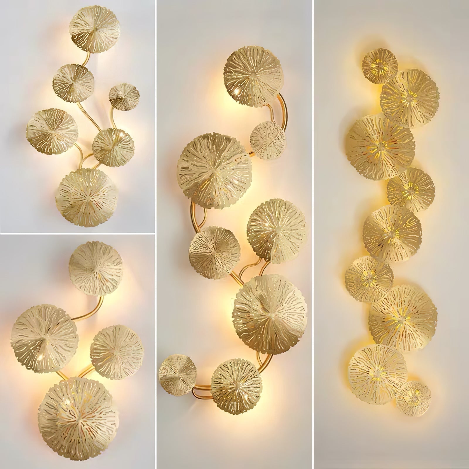 Applique Murale Feuille Lotus