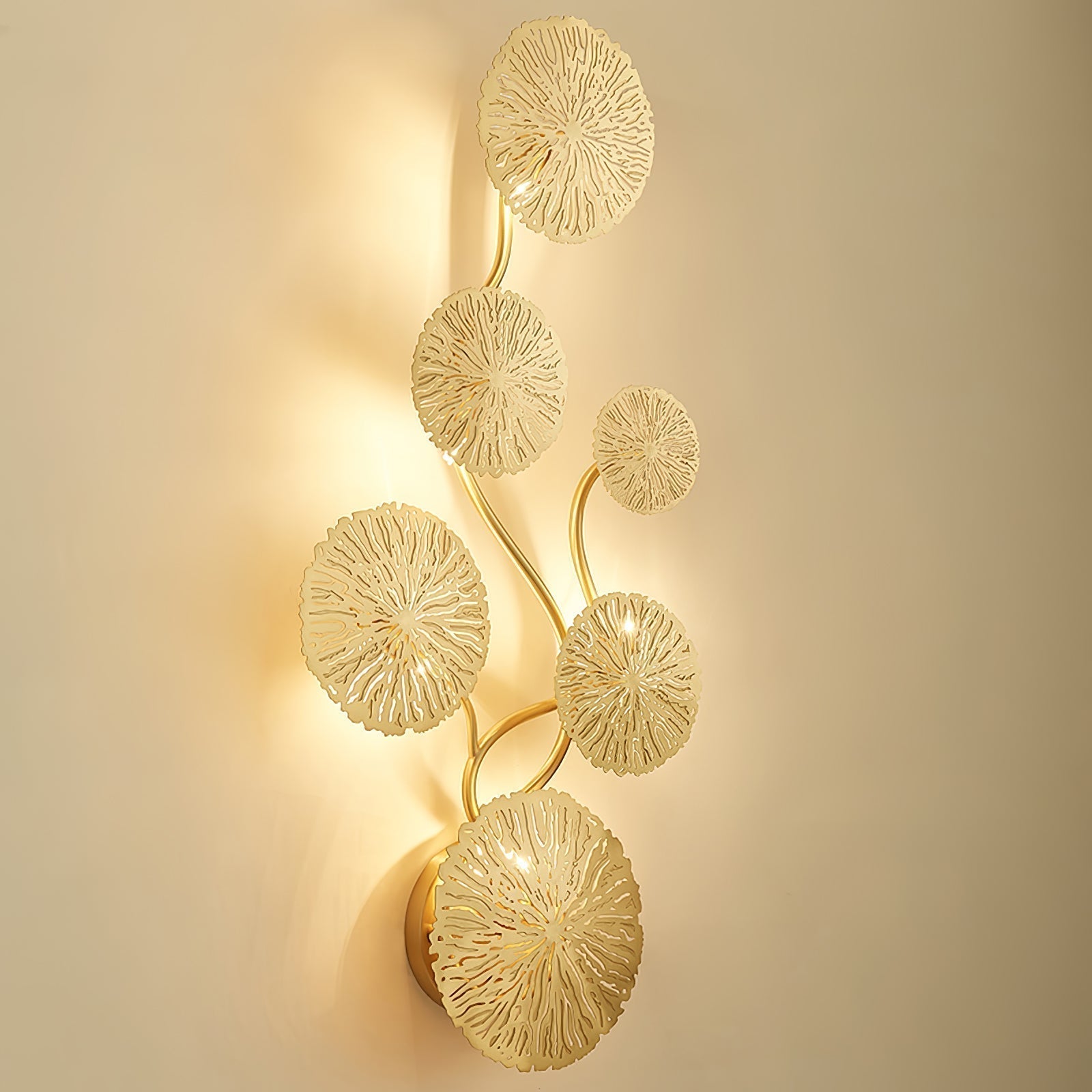 Applique Murale Feuille Lotus