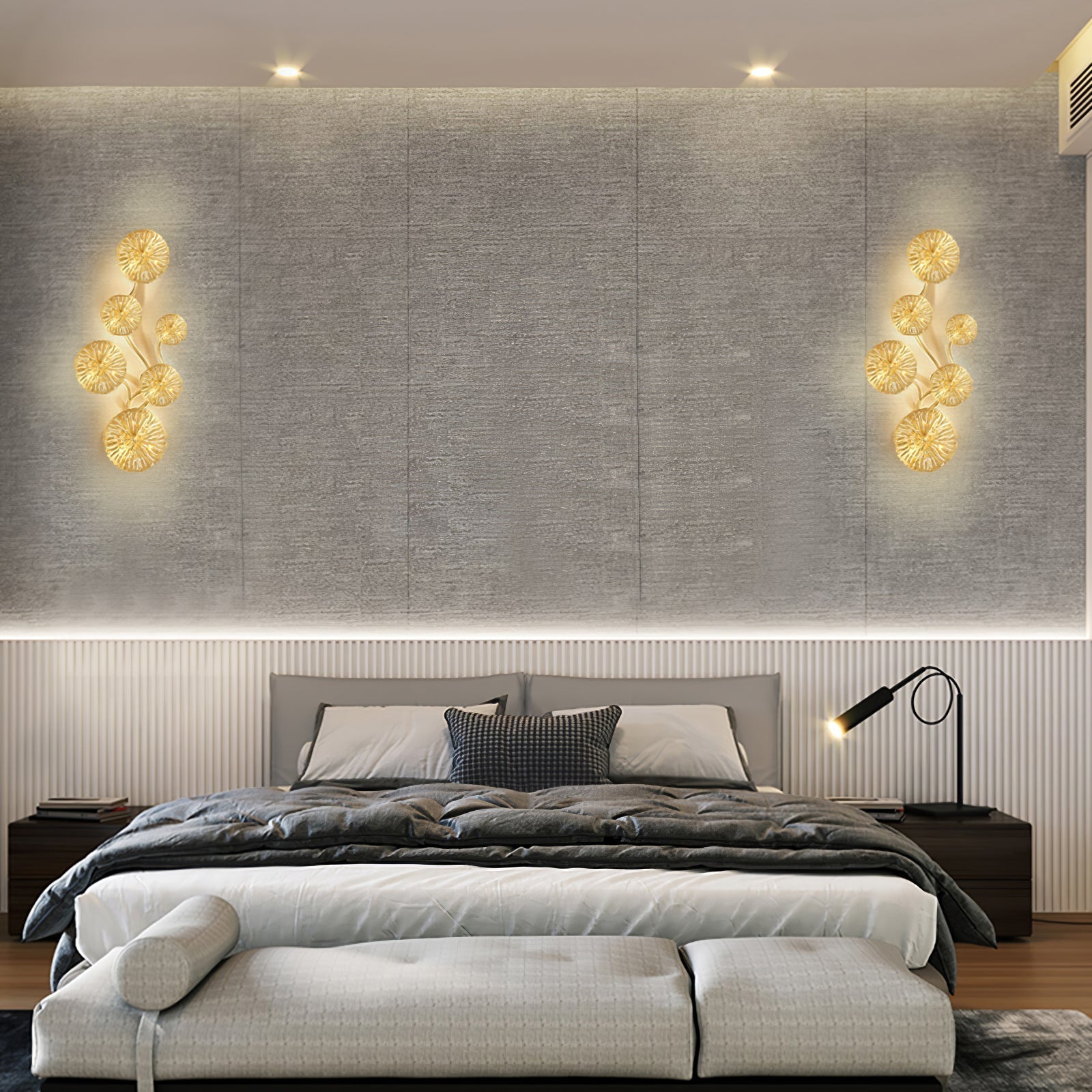 Applique Murale Feuille Lotus