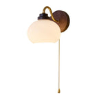 Applique Murale Verre & Bois
