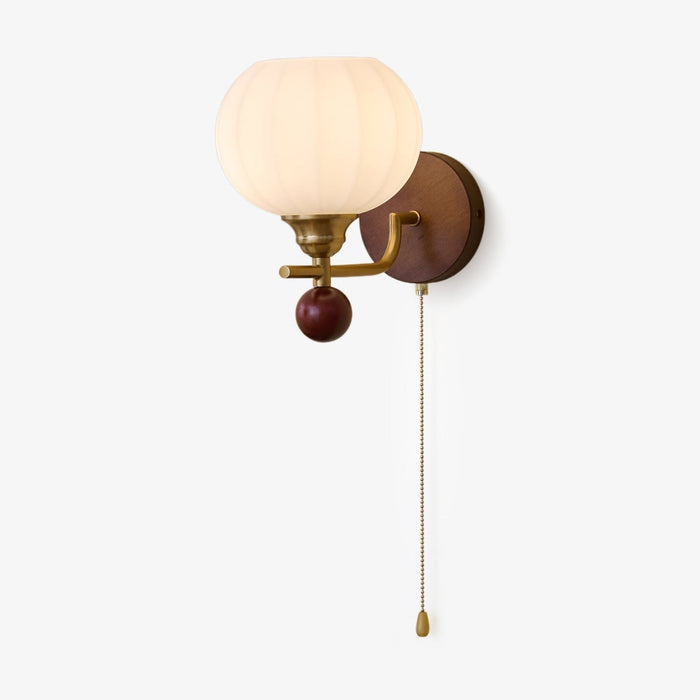 Applique murale verre bois métal fer 2 modèles premium scandinave chaleureux salon salle à manger