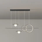 Lustre suspendu minimaliste apportant une touche graphique elegante