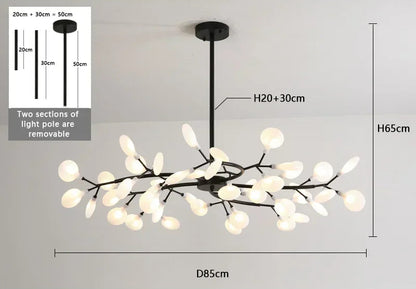 Lustre plafond diffuseur de lumiere homogène et douce