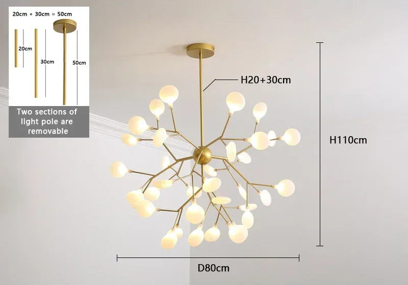 Lustre plafond ideal pour salon spacieux et contemporain