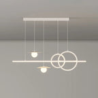 Lustre suspendu offrant un eclairage modulable et homogene