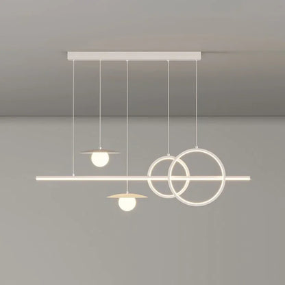 Lustre suspendu offrant un eclairage modulable et homogene