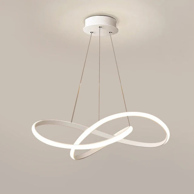 Suspension LED artistique style haut de gamme.