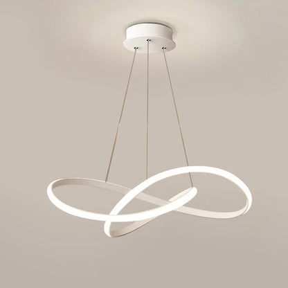 Suspension LED artistique style haut de gamme.