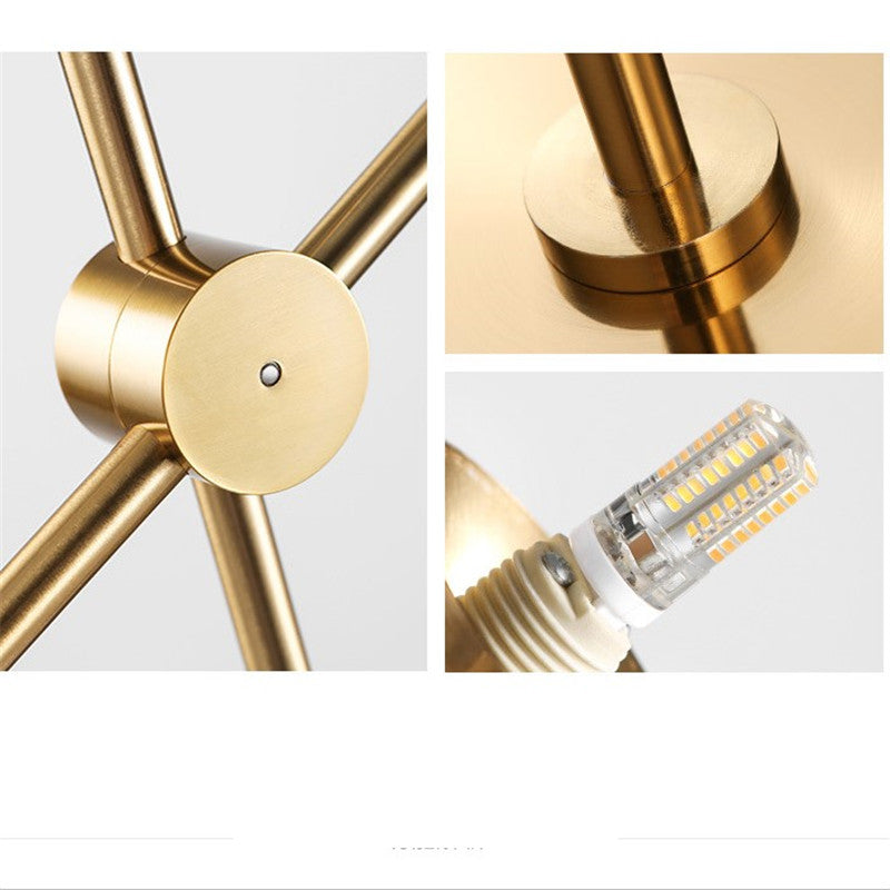 Lampadaire Globe Verre Bras Pivotant