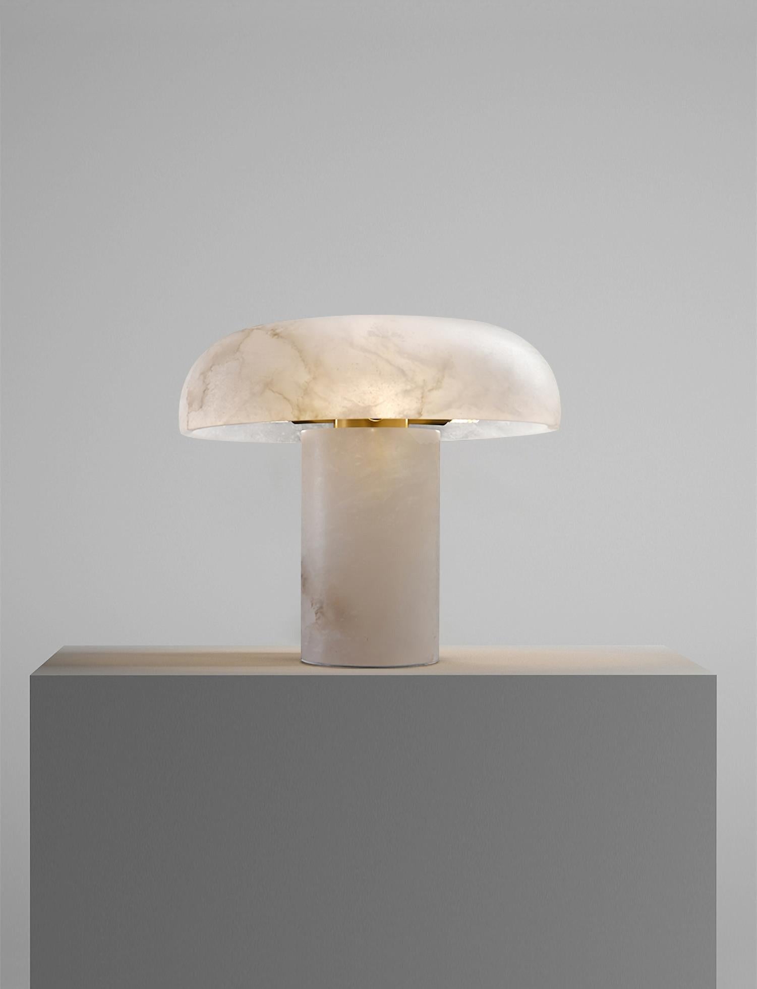 Lampe de Table Albâtre Champignon
