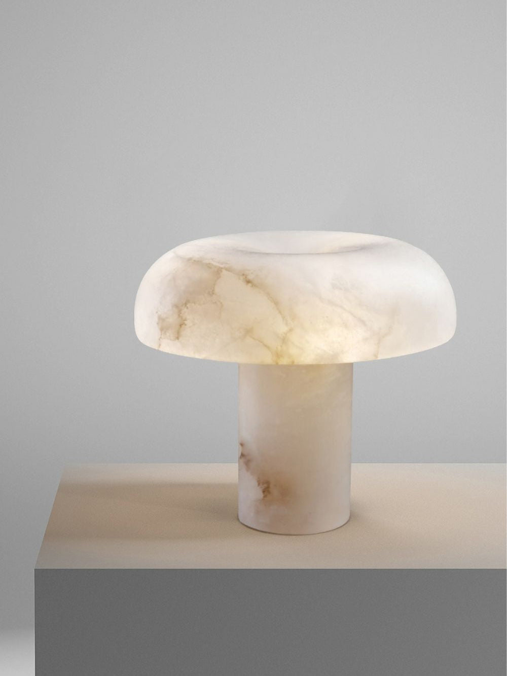 Lampe de Table Albâtre Champignon
