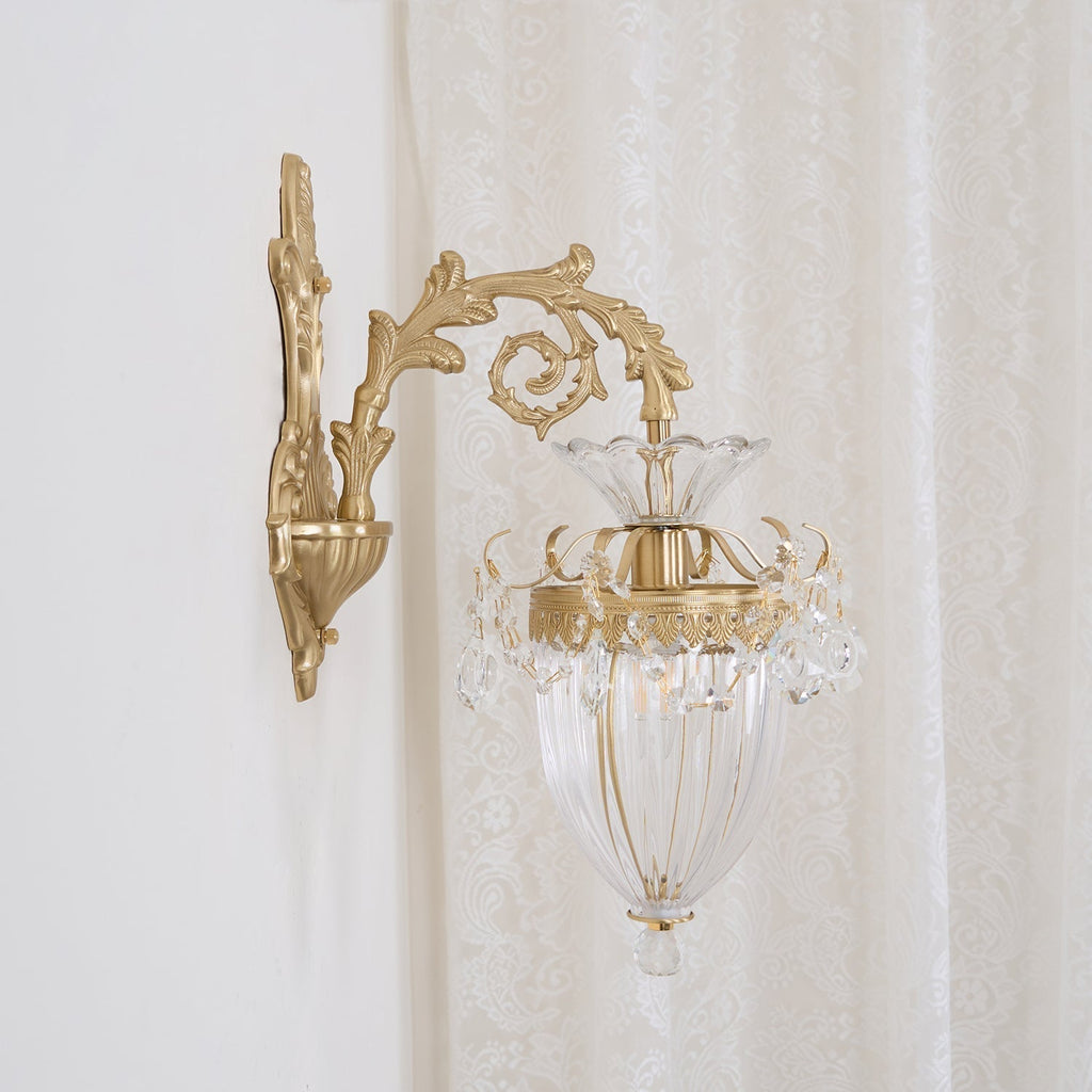 Applique Murale Double Dorée