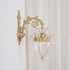 Applique Murale Double Dorée