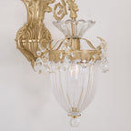 Applique Murale Double Dorée
