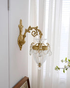 Applique Murale Double Dorée