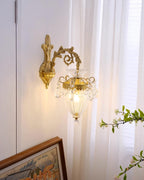 Applique Murale Double Dorée
