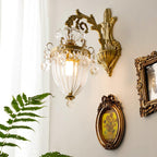 Applique Murale Double Dorée