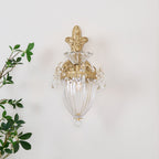 Applique Murale Double Dorée
