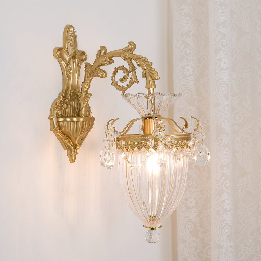 Applique Murale Double Dorée