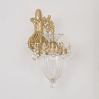 Applique Murale Double Dorée