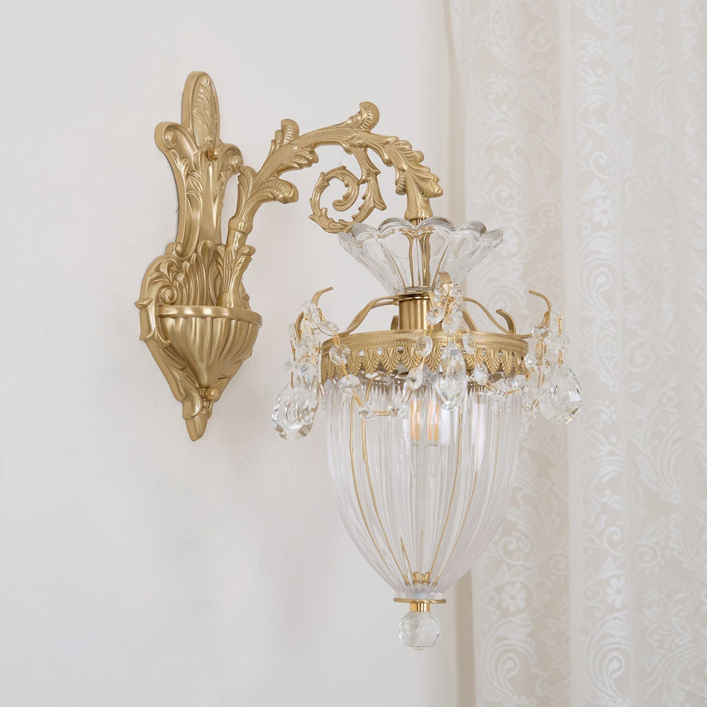 Applique Murale Double Dorée