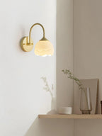 Applique Murale Verre Beige
