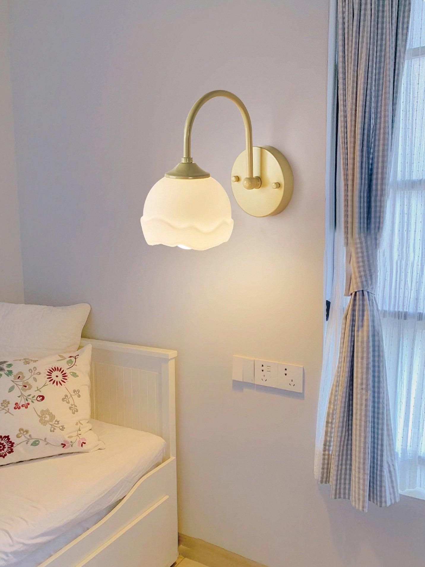 Applique Murale Verre Beige