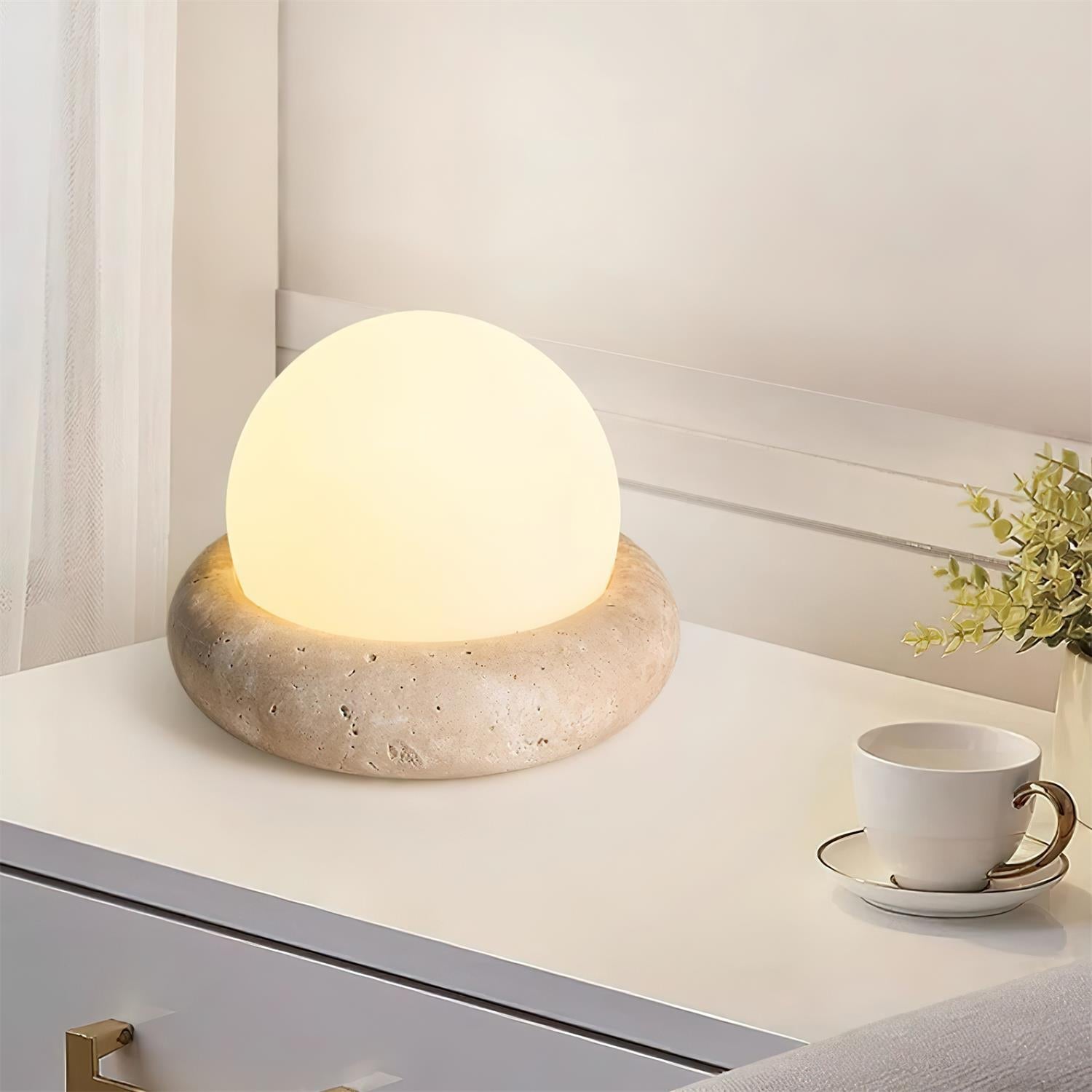 Lampe de Table Travertin