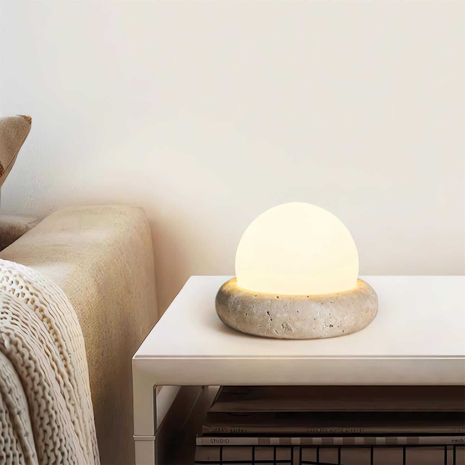 Lampe de Table Travertin
