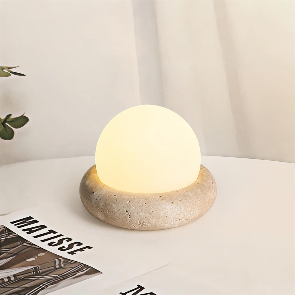 Lampe de Table Travertin