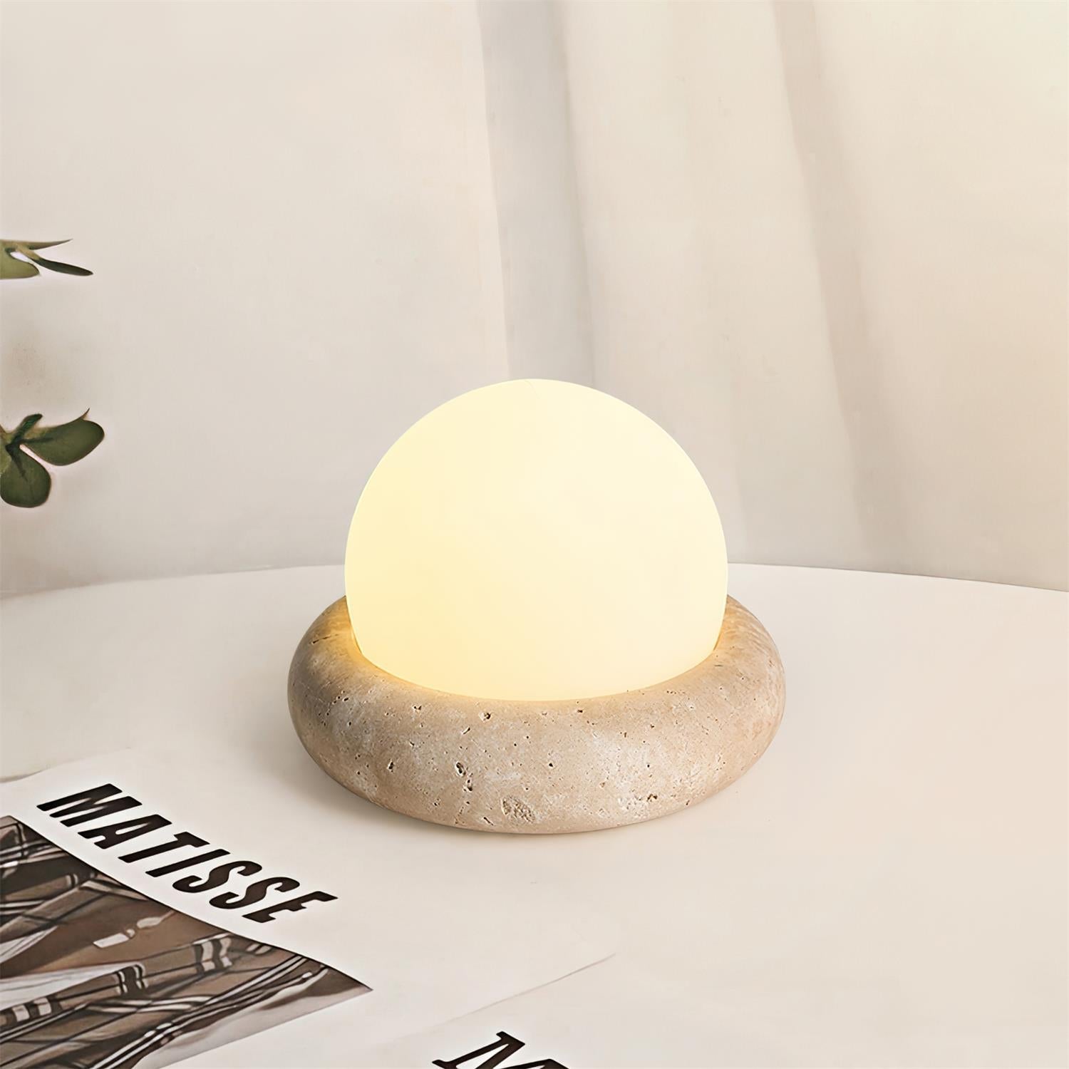 Lampe de Table Travertin