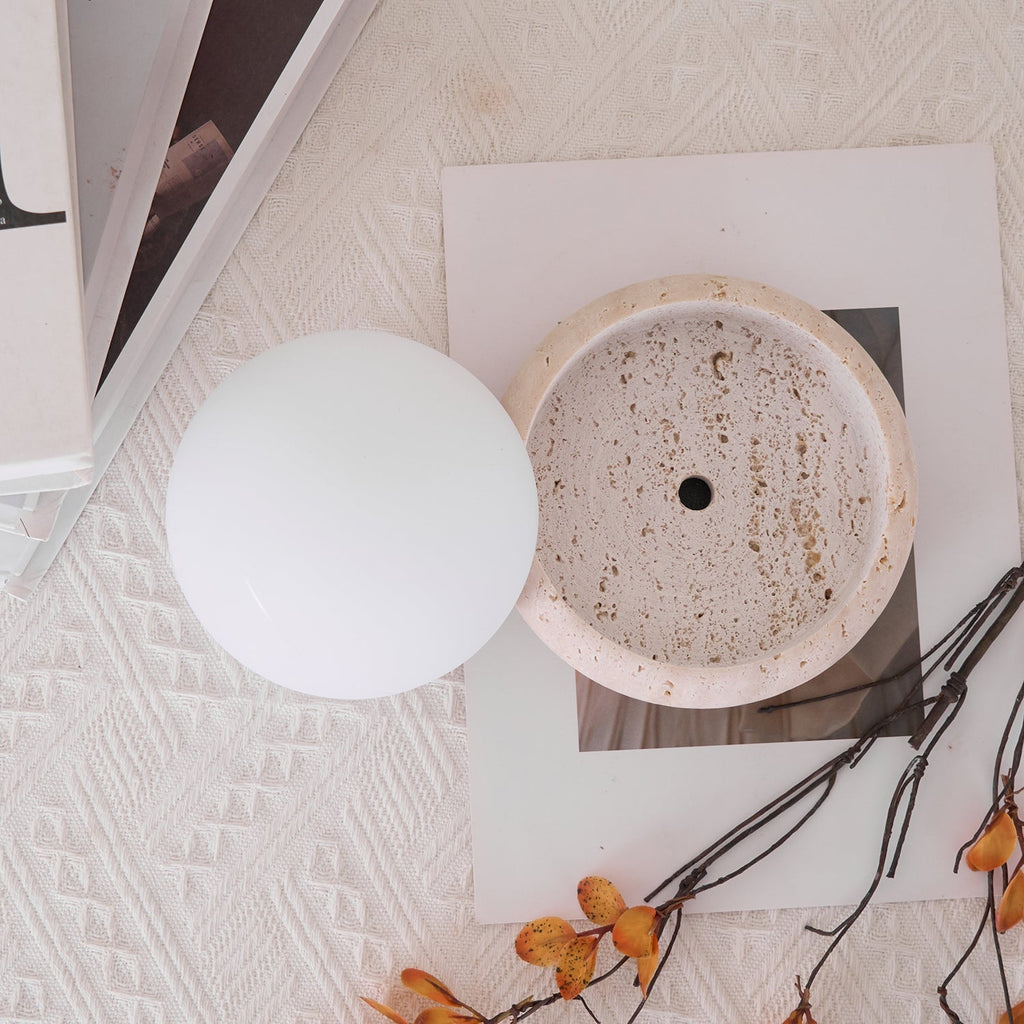 Lampe de Table Travertin